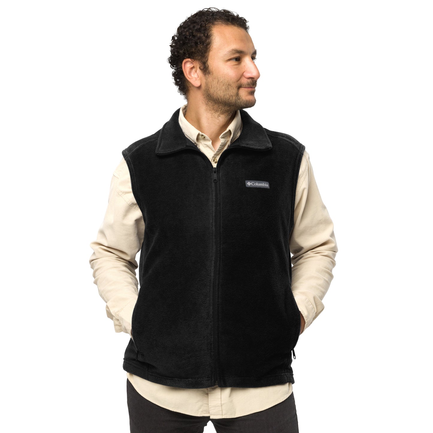 Girl Dad USA - Men’s Columbia Fleece Vest - Girl Dad USA