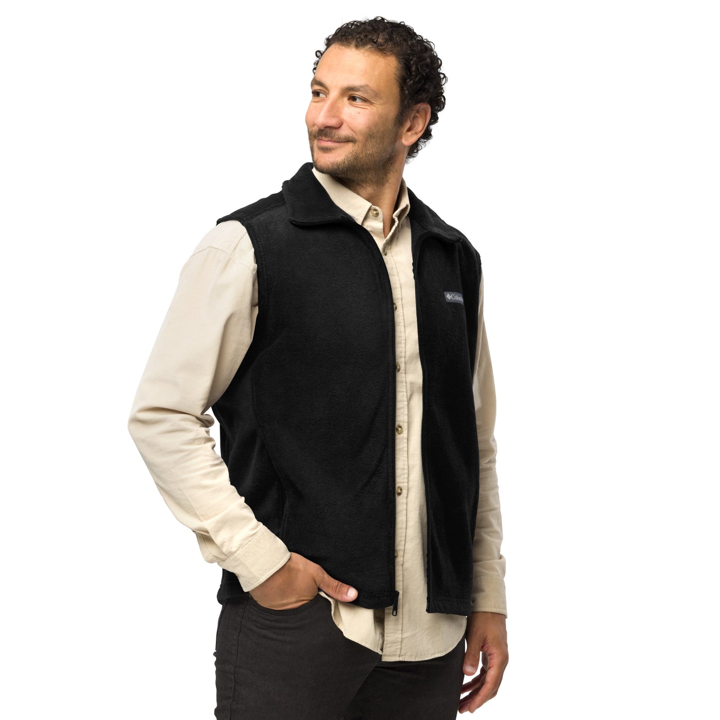 Girl Dad USA - Men’s Columbia Fleece Vest - Girl Dad USA
