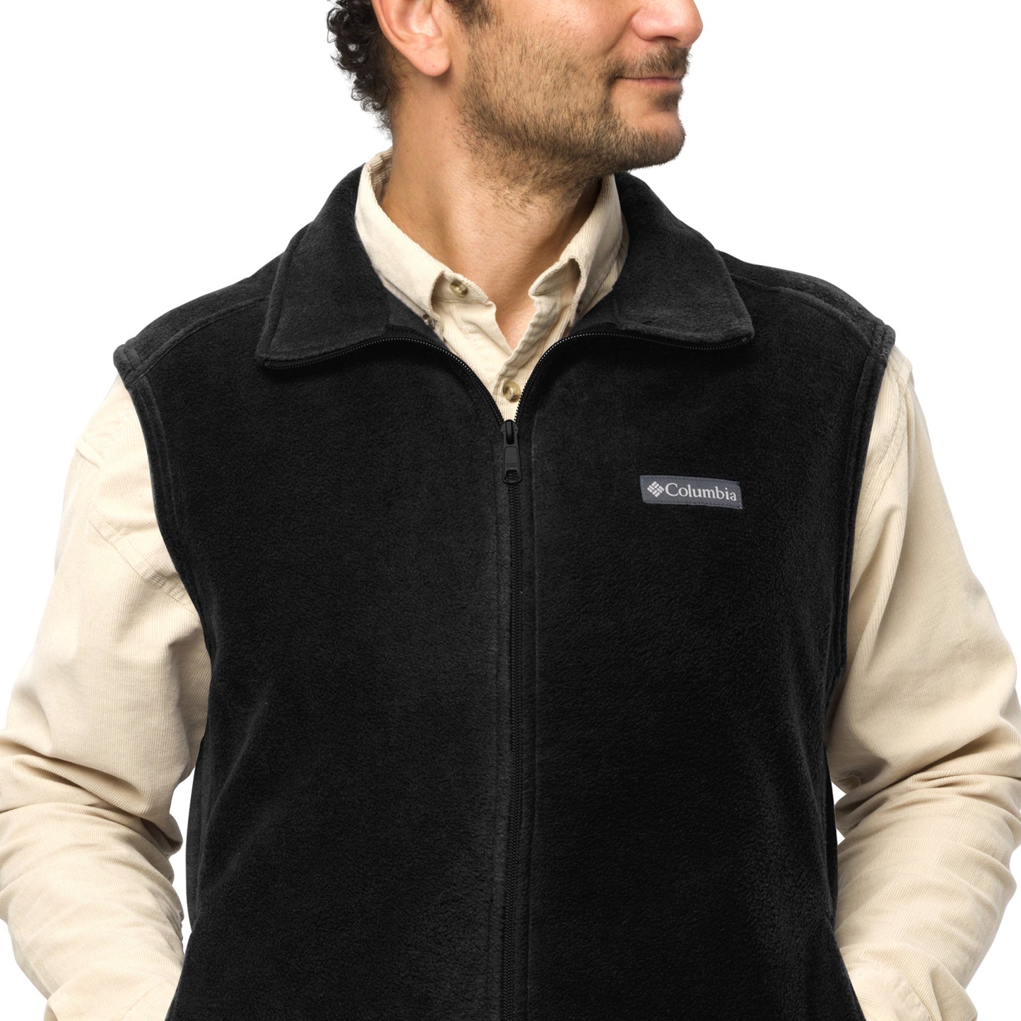 Girl Dad USA - Men’s Columbia Fleece Vest - Girl Dad USA
