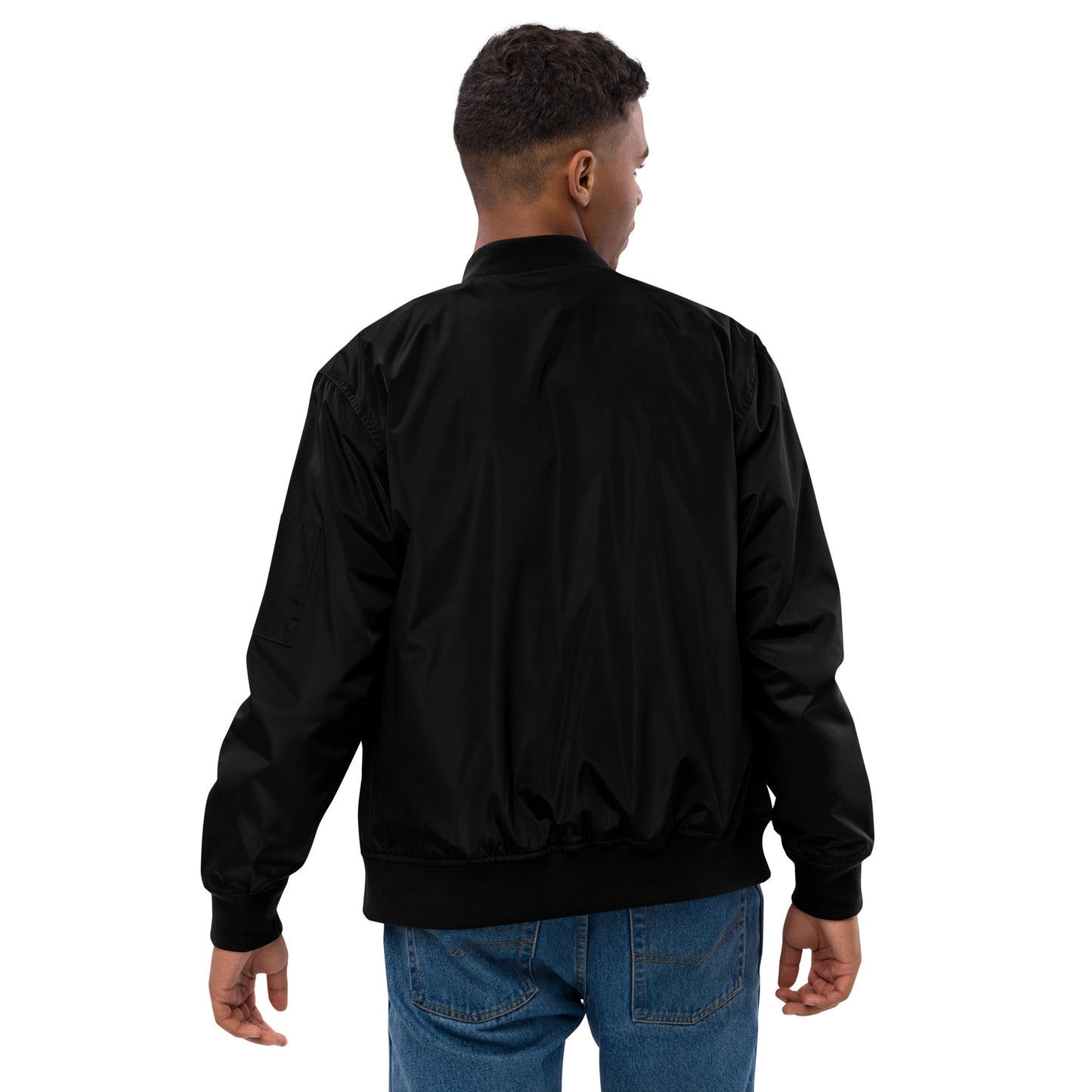Girl Dad USA - Premium Recycled Bomber Jacket - Girl Dad USA