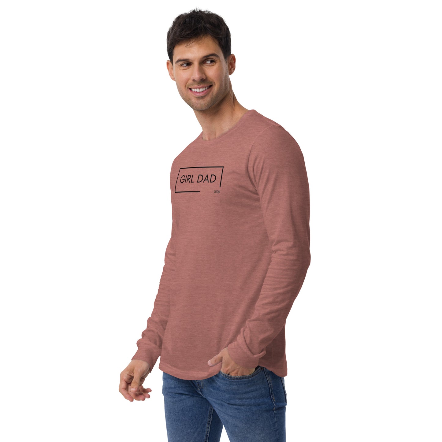 Girl Dad USA - Long Sleeve Tee - Girl Dad USA