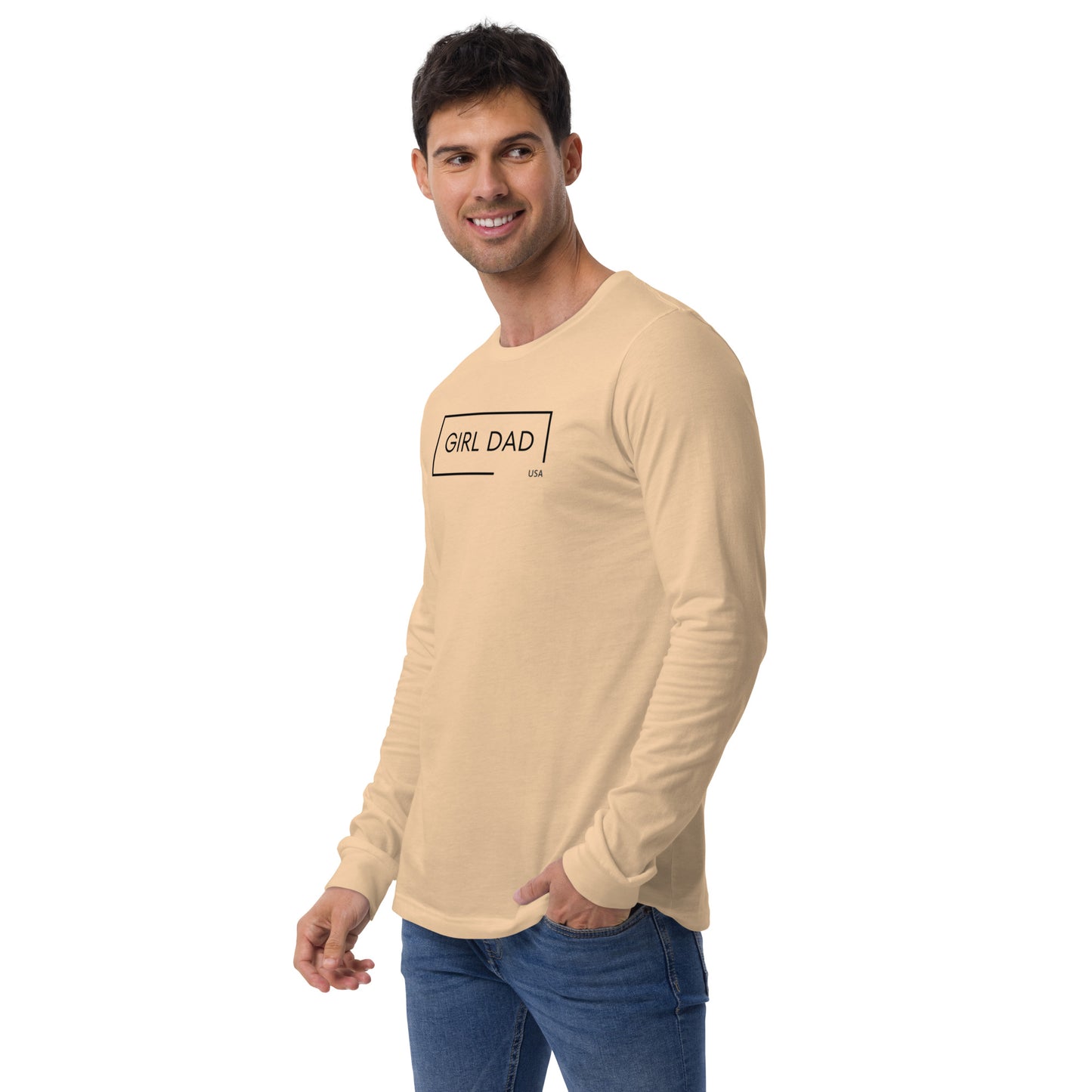 Girl Dad USA - Long Sleeve Tee - Girl Dad USA