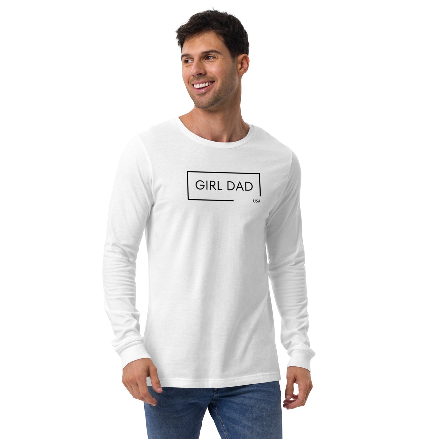 Girl Dad USA - Long Sleeve Tee - Girl Dad USA