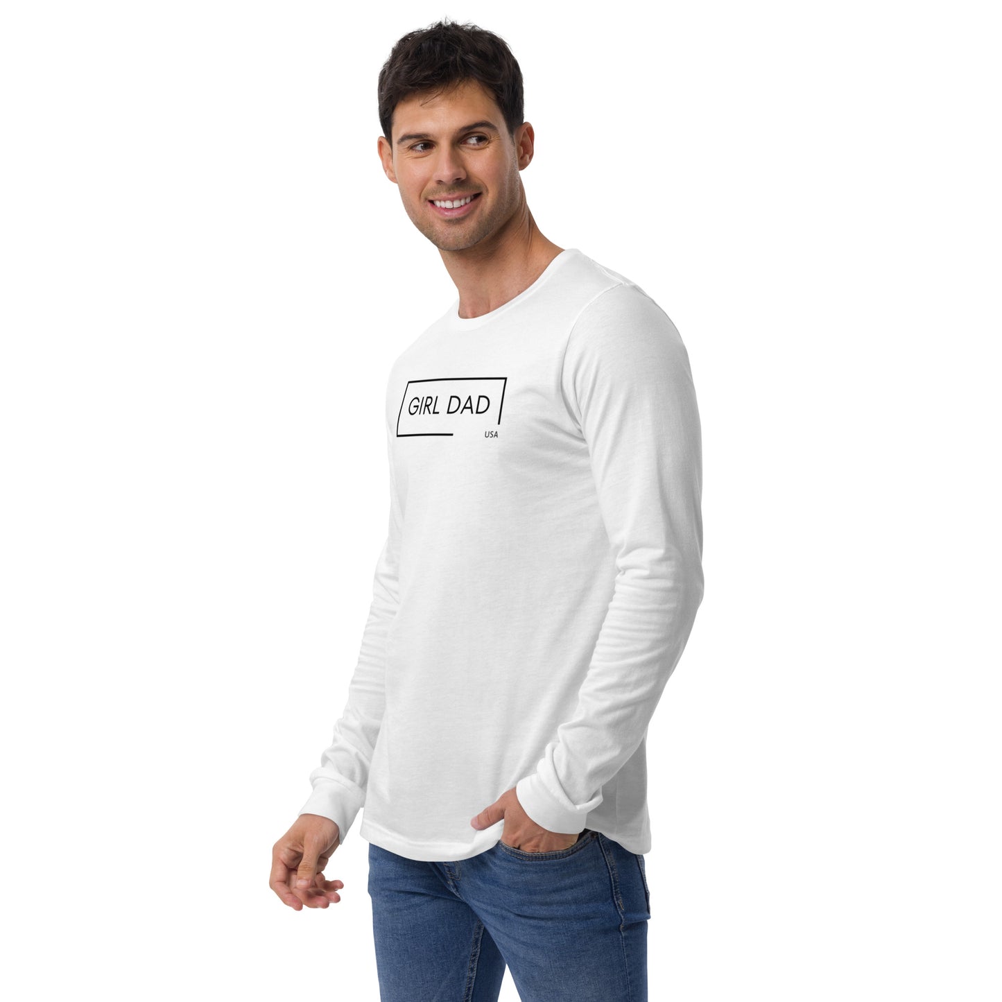 Girl Dad USA - Long Sleeve Tee - Girl Dad USA