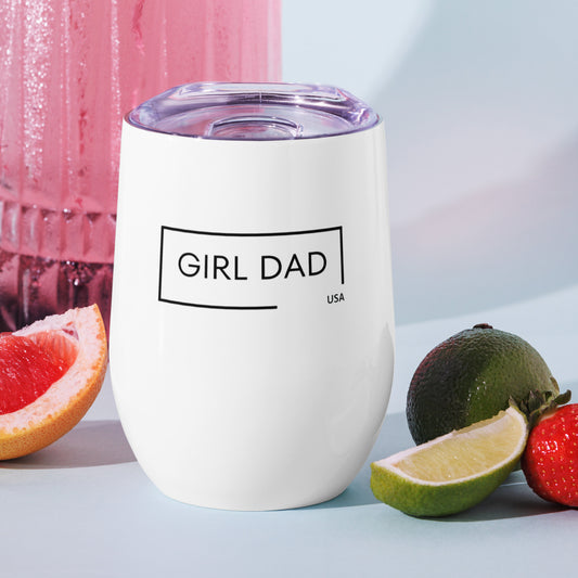 Girl Dad USA - Wine Tumbler - Girl Dad USA