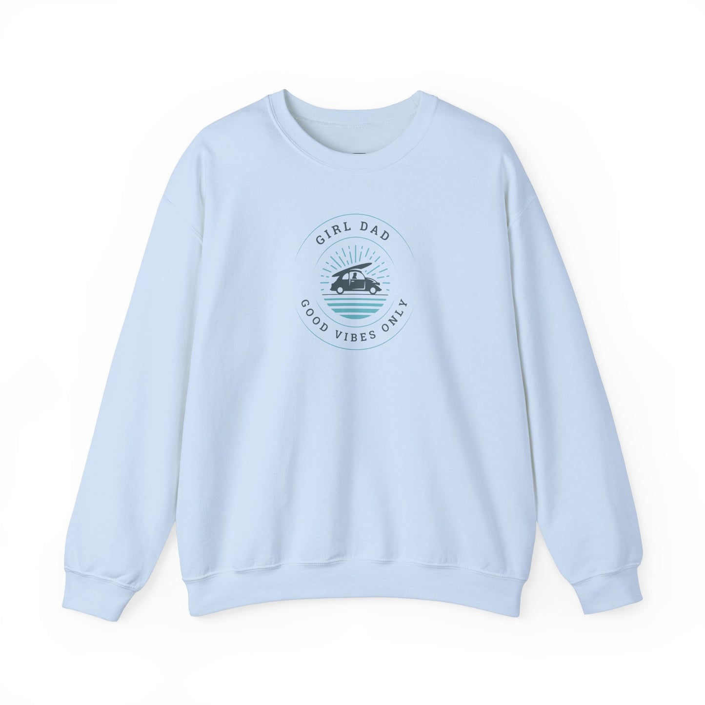 Girl Dad USA - Good Vibes Crewneck Sweatshirt