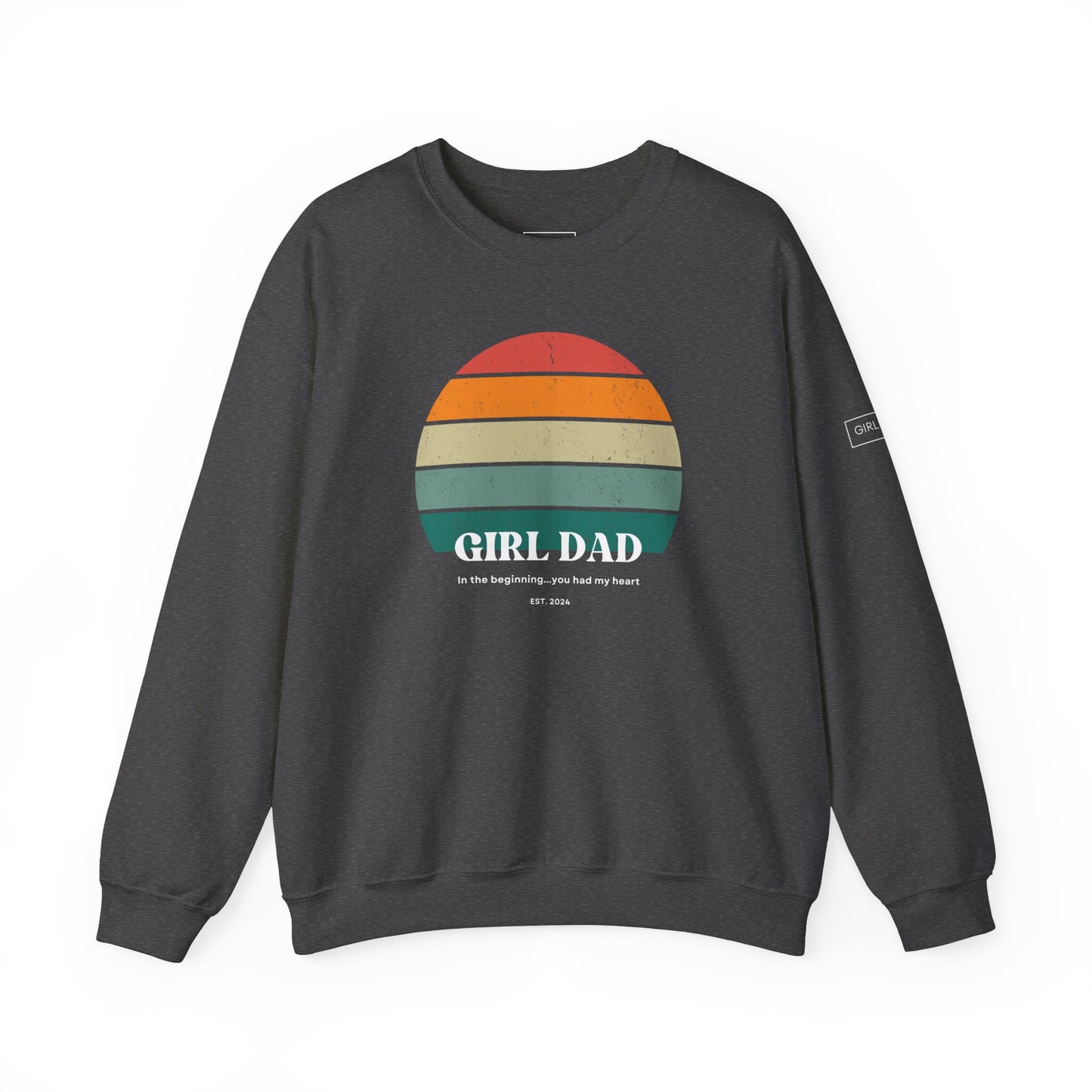 Girl Dad USA - In The Beginning Crewneck Sweatshirt