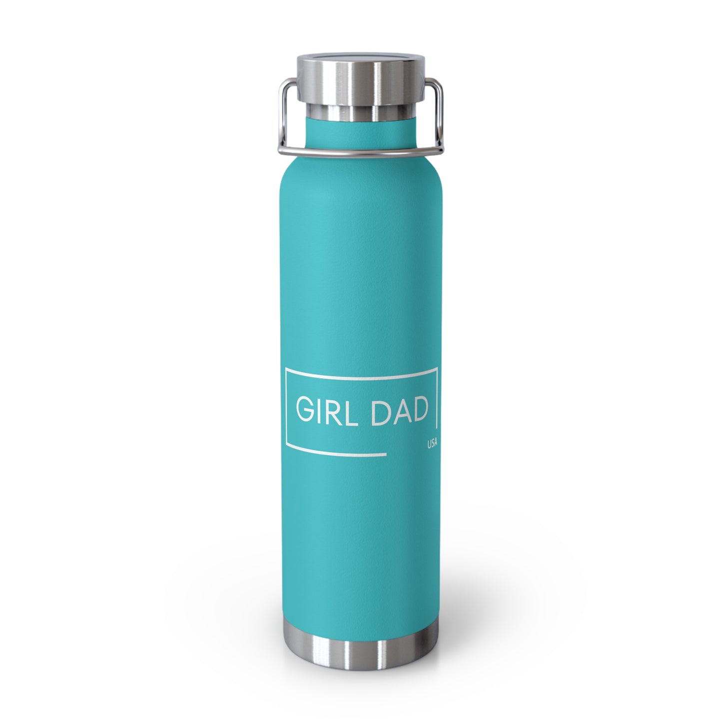 Girl Dad USA -  Dark Copper Vacuum Insulated Bottle, 22oz