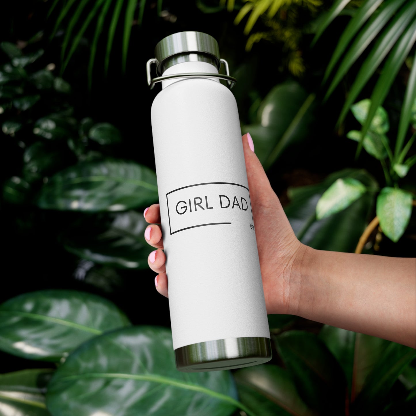 Girl Dad USA - Light Copper Vacuum Insulated Bottle, 22oz