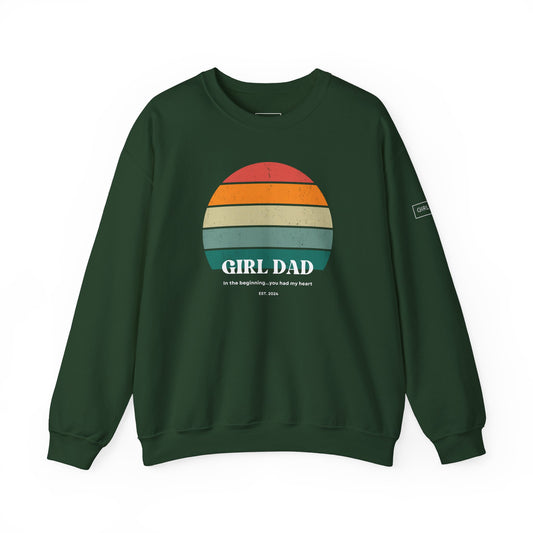Girl Dad USA - In The Beginning Crewneck Sweatshirt