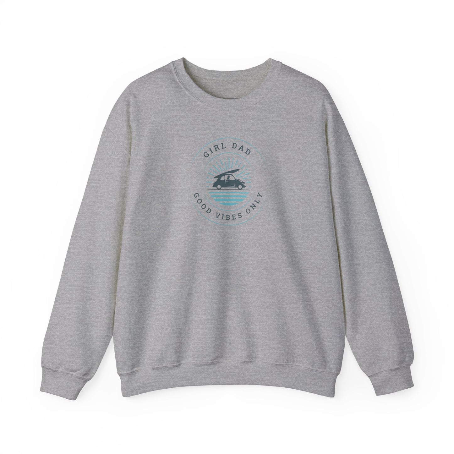 Girl Dad USA - Good Vibes Crewneck Sweatshirt