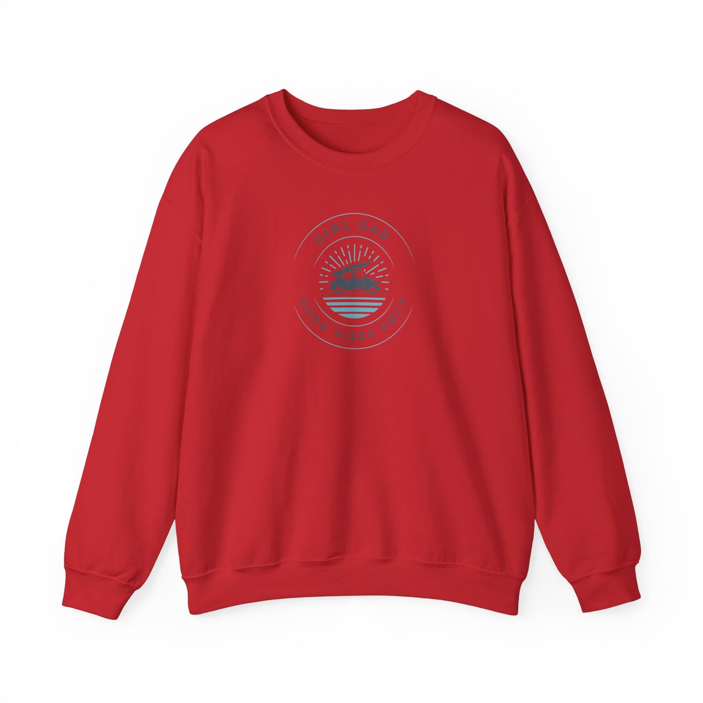 Girl Dad USA - Good Vibes Crewneck Sweatshirt