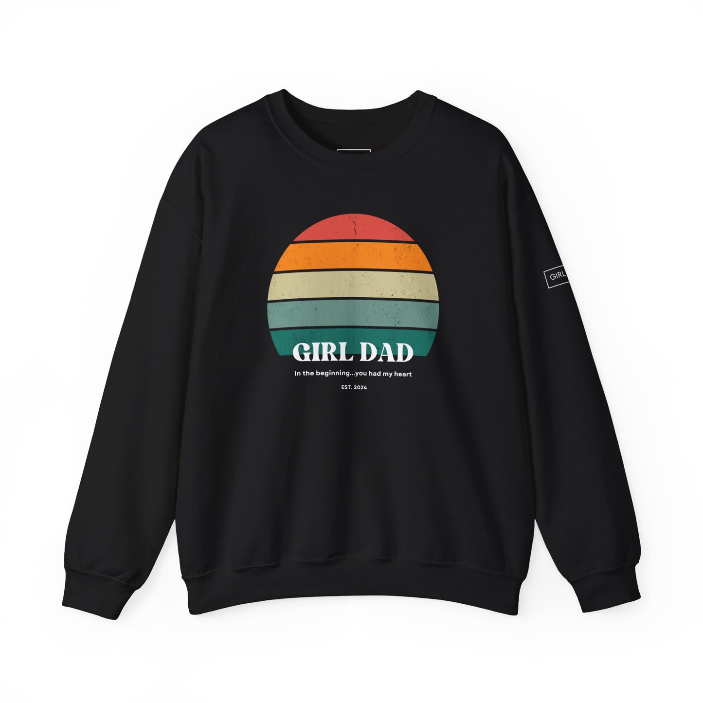 Girl Dad USA - In The Beginning Crewneck Sweatshirt