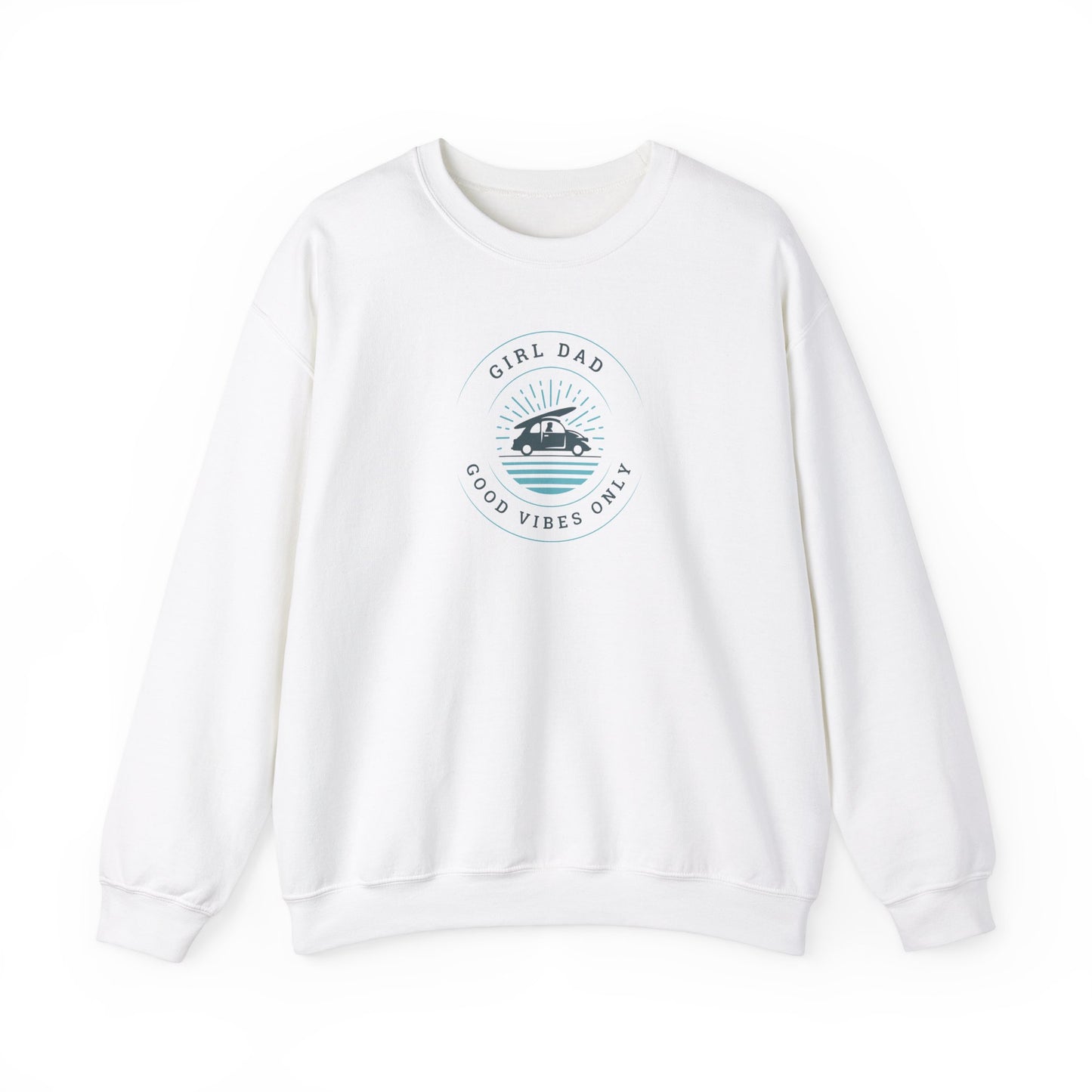 Girl Dad USA - Good Vibes Crewneck Sweatshirt