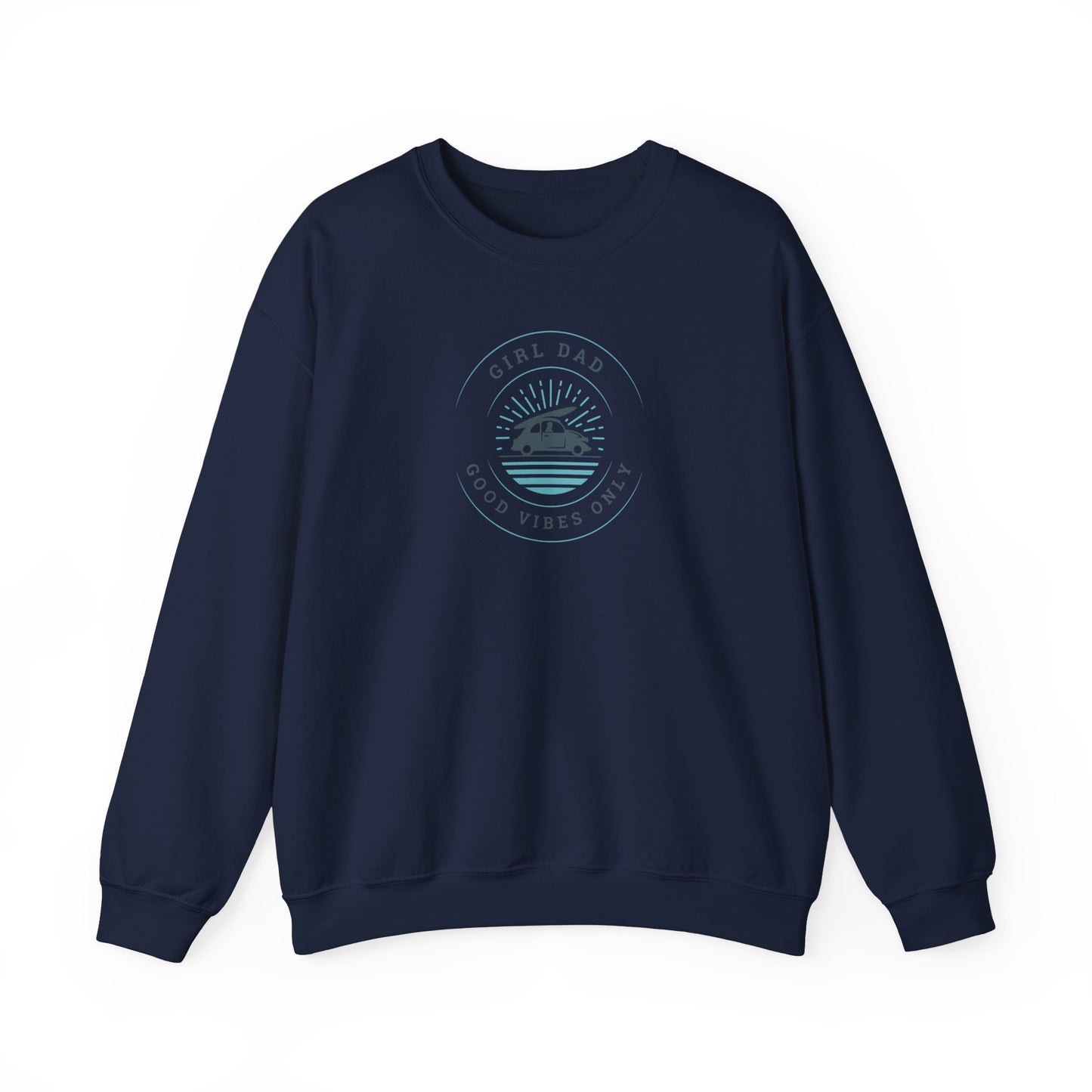 Girl Dad USA - Good Vibes Crewneck Sweatshirt