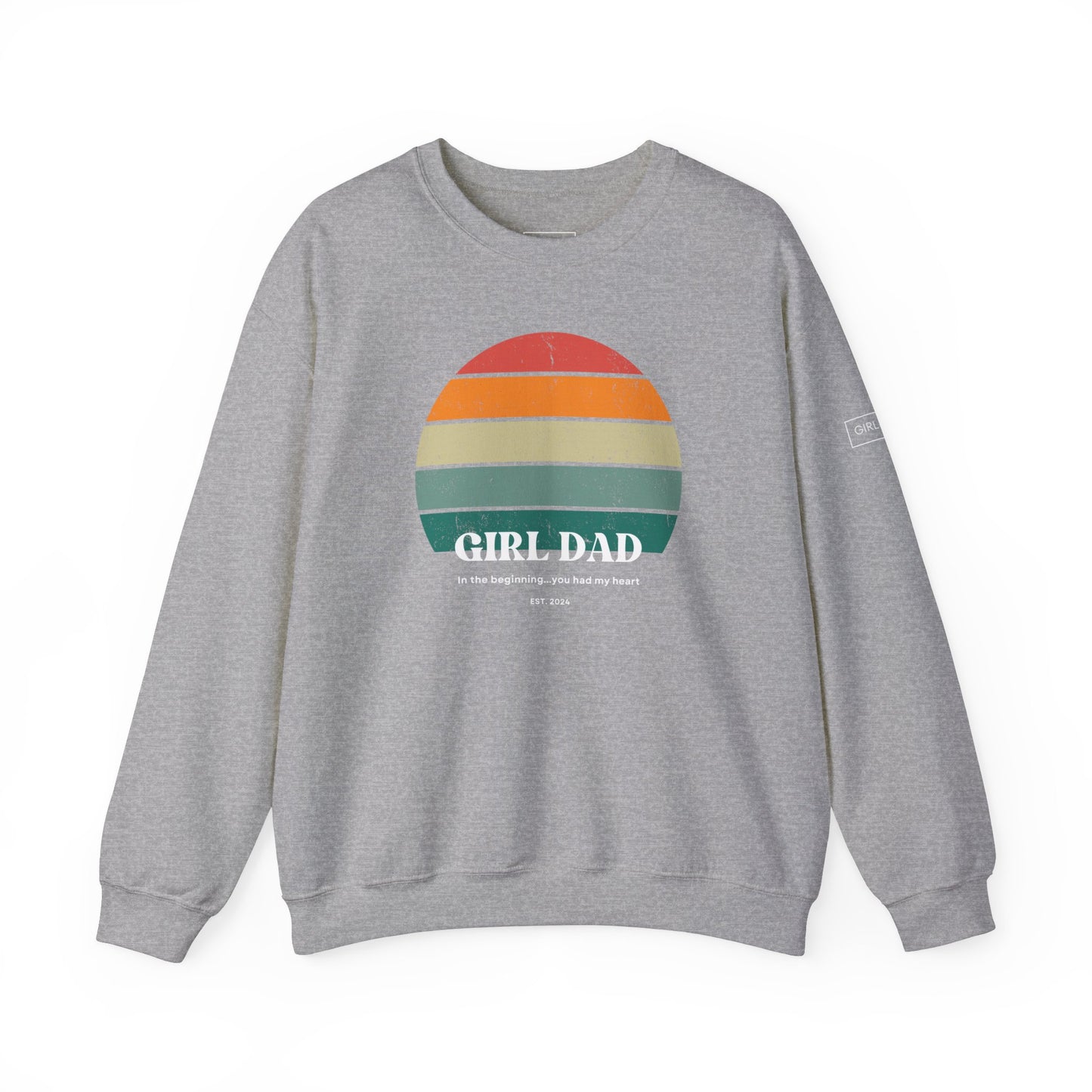 Girl Dad USA - In The Beginning Crewneck Sweatshirt