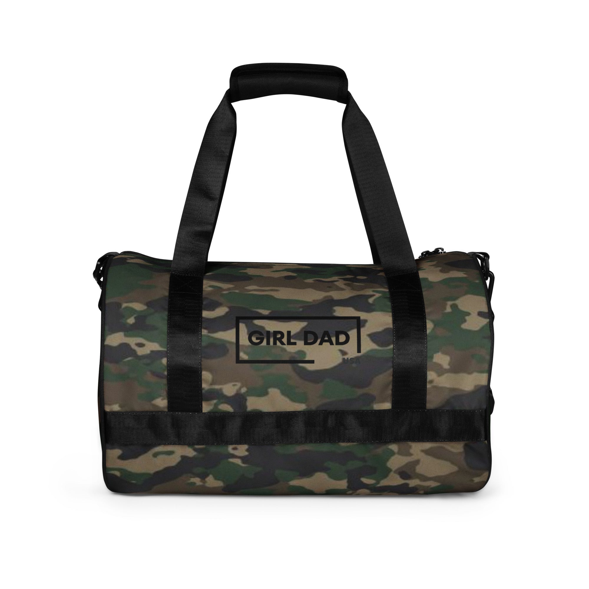 Girl Dad USA - Camo Print Gym Bag - Girl Dad USA
