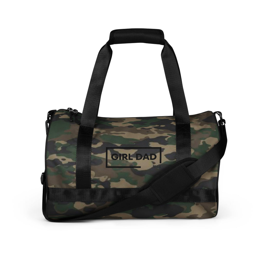 Girl Dad USA - Camo Print Gym Bag - Girl Dad USA