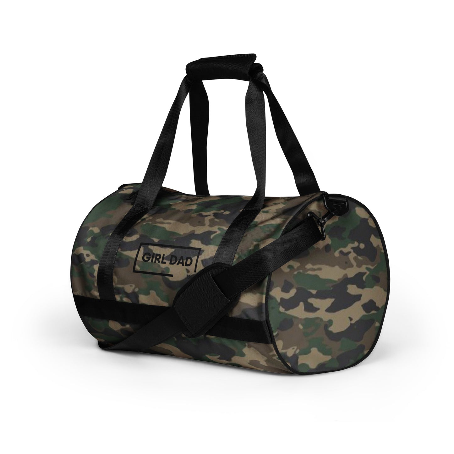 Girl Dad USA - Camo Print Gym Bag