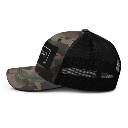 Girl Dad USA - Camouflage Trucker Hat - Girl Dad USA