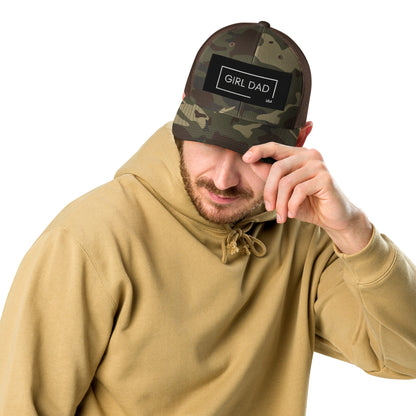 Girl Dad USA - Camouflage Trucker Hat - Girl Dad USA