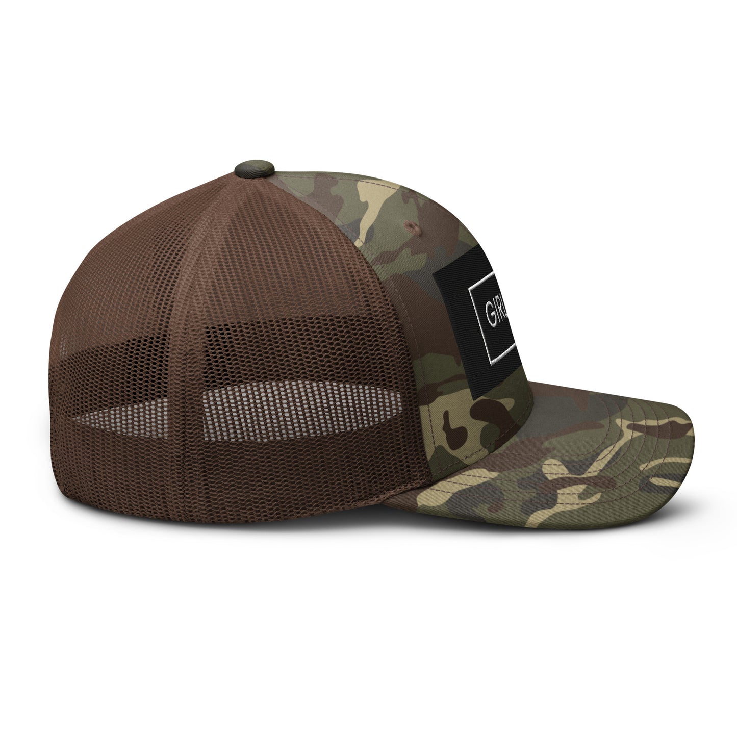 Girl Dad USA - Camouflage Trucker Hat