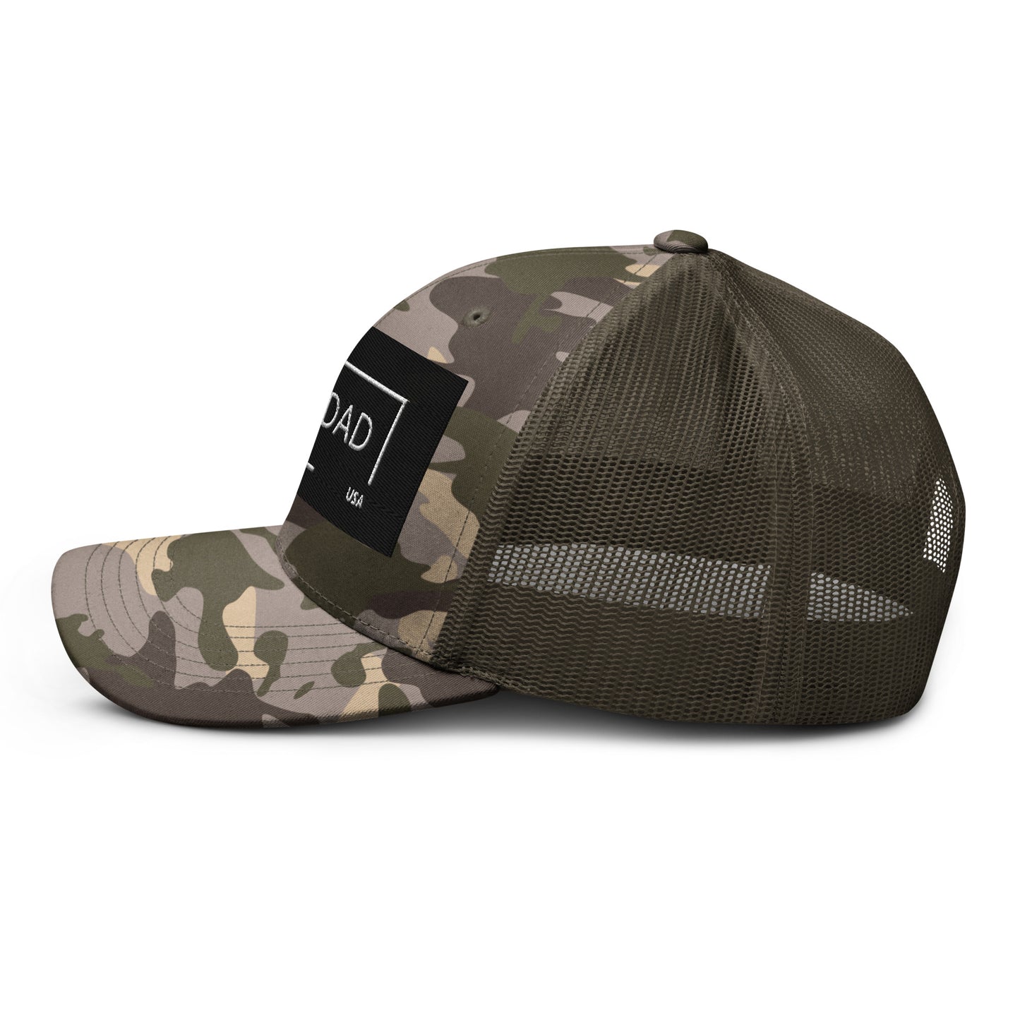 Girl Dad USA - Camouflage Trucker Hat