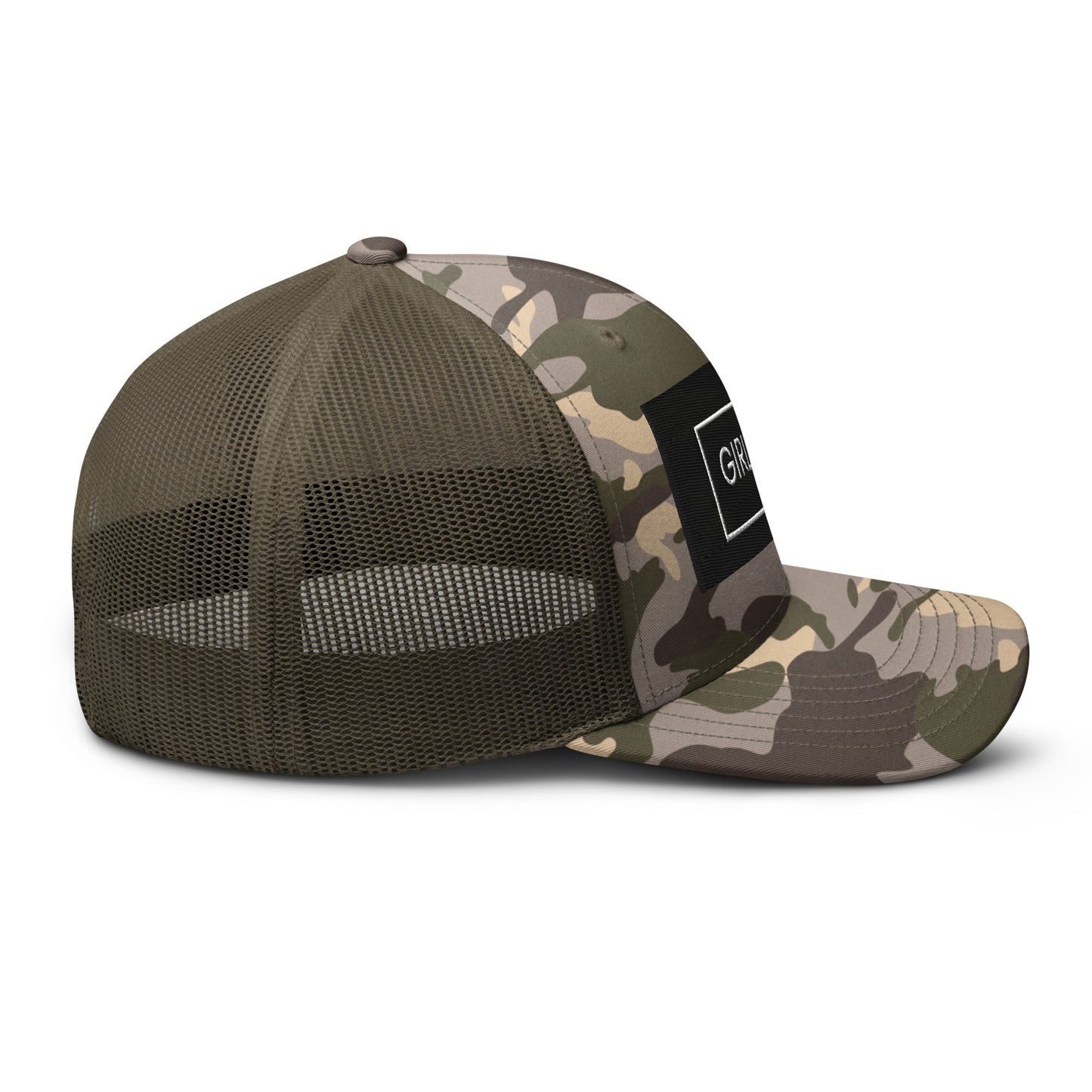 Girl Dad USA - Camouflage Trucker Hat