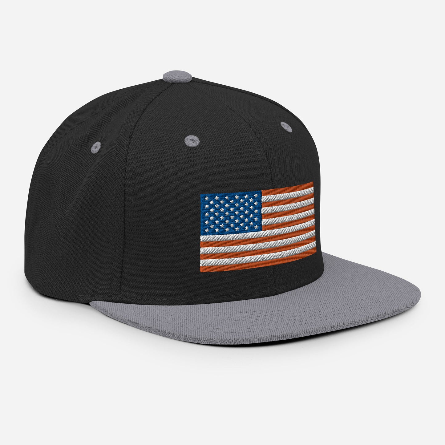 Girl Dad USA - Classic Non-Mesh American Flag Snapback Hat