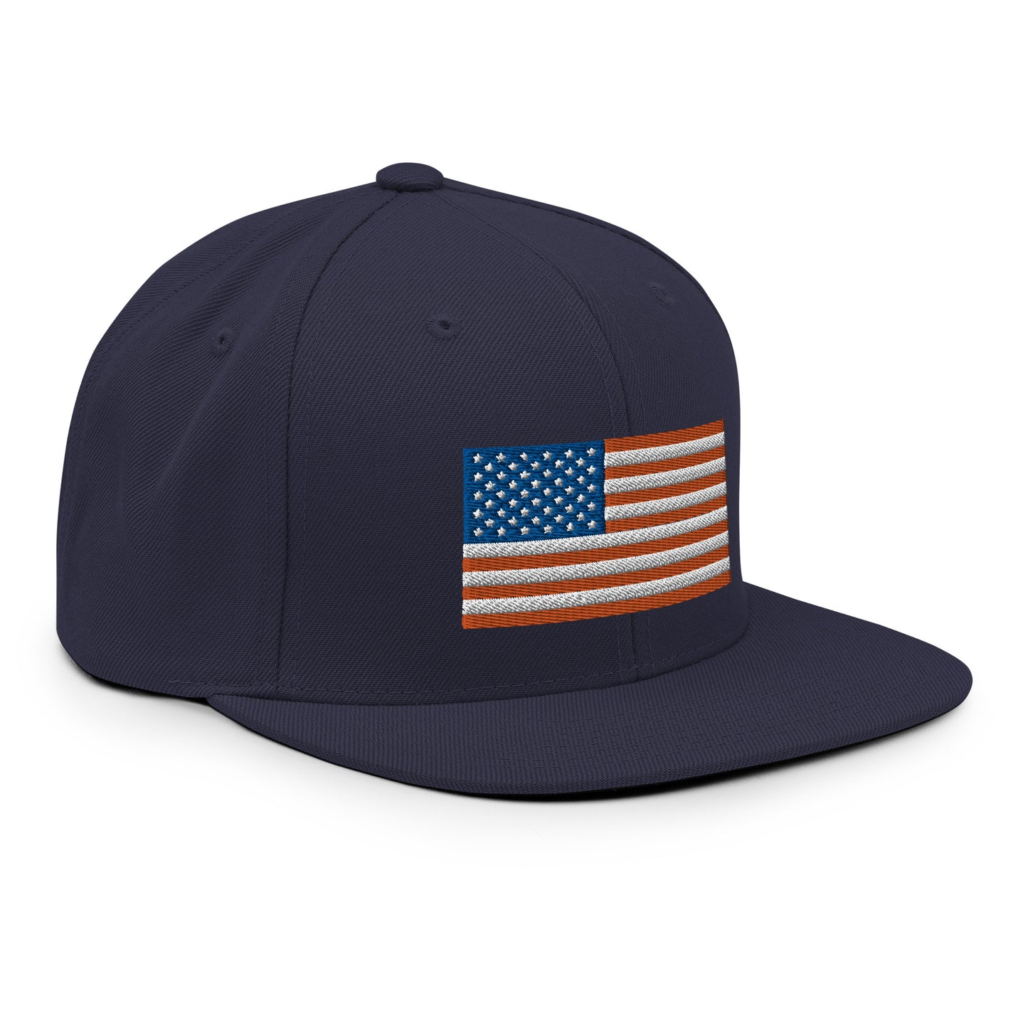 Girl Dad USA - Classic Non-Mesh American Flag Snapback Hat