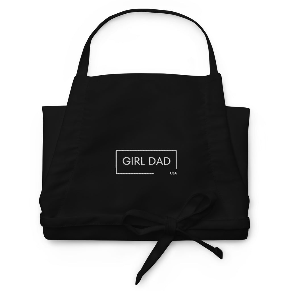 Girl Dad USA - Embroidered Chef's Apron - Girl Dad USA