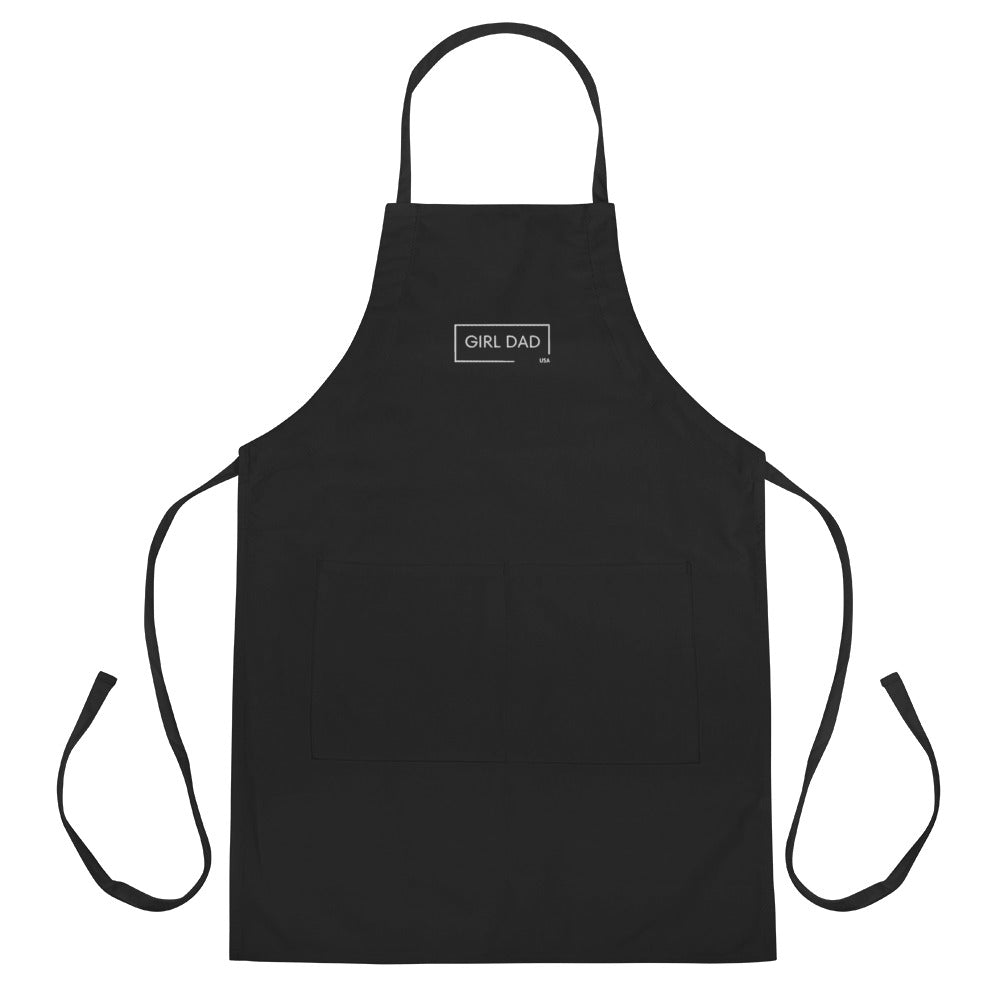 Girl Dad USA - Embroidered Chef's Apron - Girl Dad USA