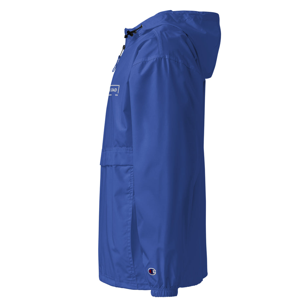 Girl Dad USA - Embroidered Champion Packable Jacket - Girl Dad USA