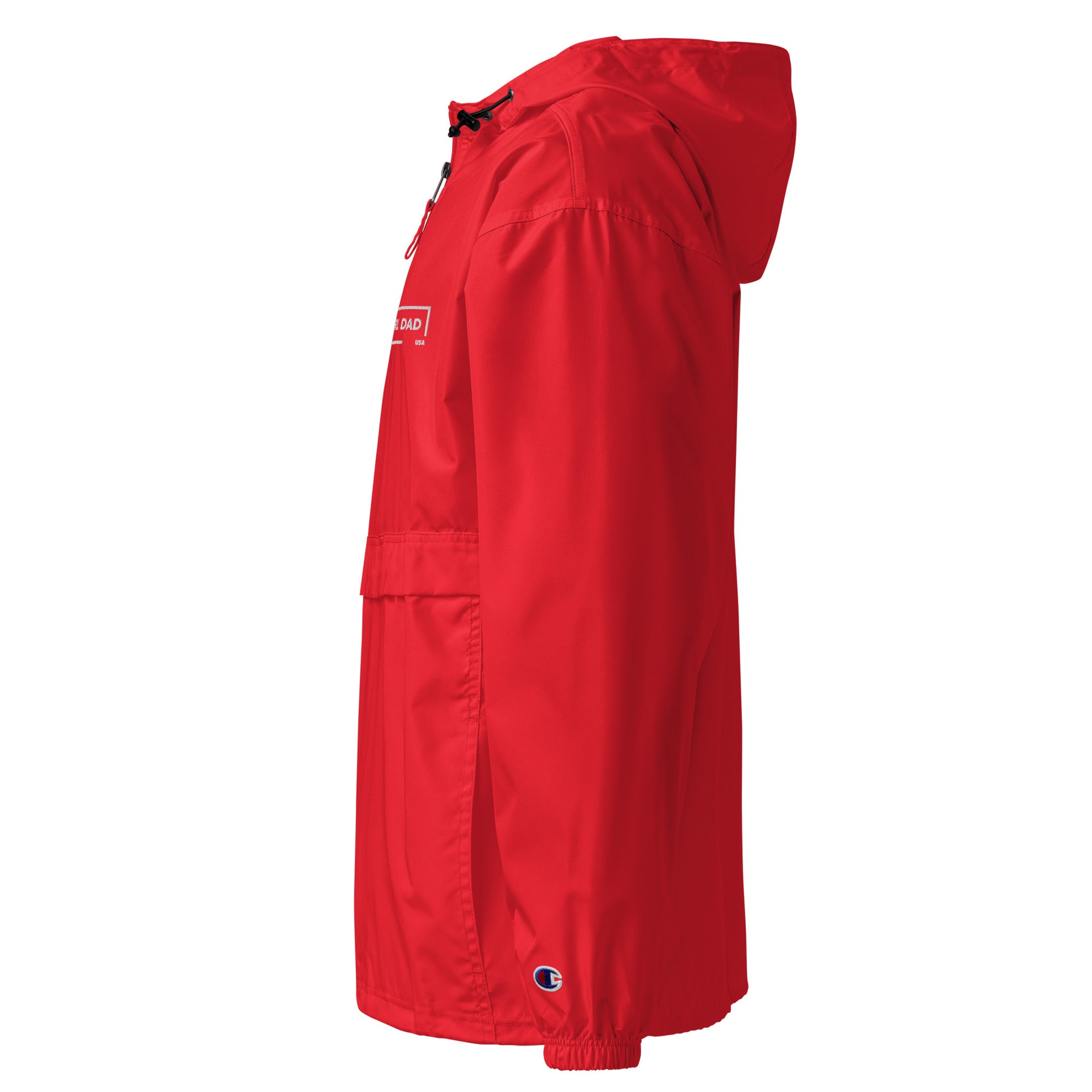 Girl Dad USA - Embroidered Champion Packable Jacket - Girl Dad USA