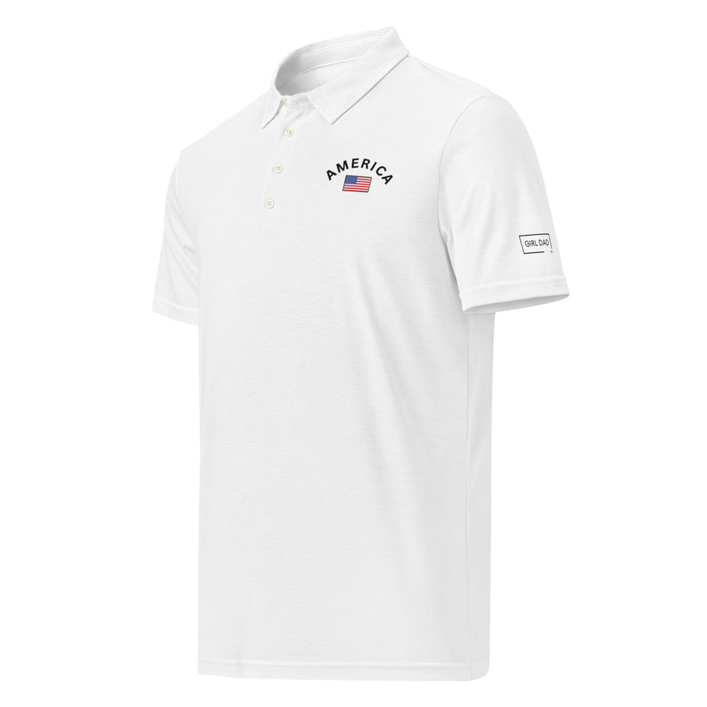 Girl Dad USA - Men’s Slim Fit Polo - Girl Dad USA