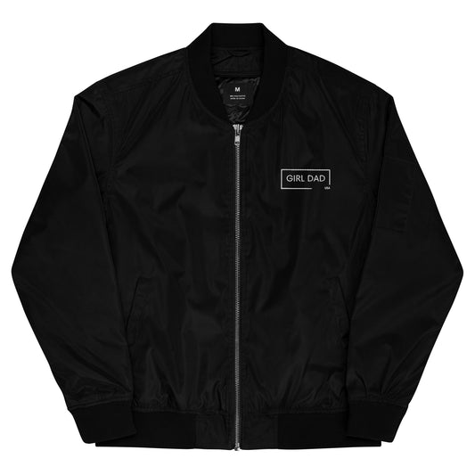 Girl Dad USA - Premium Recycled Bomber Jacket - Girl Dad USA