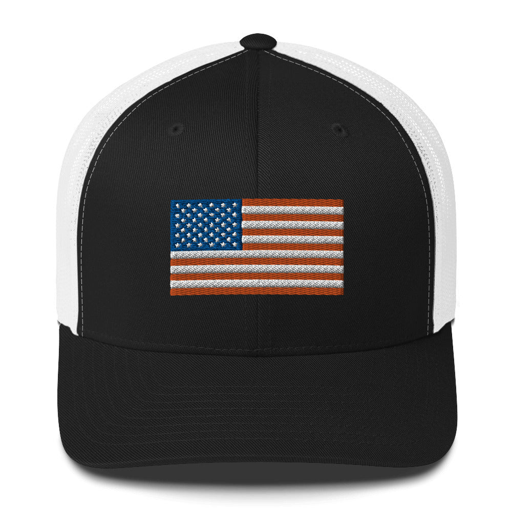 Girl Dad USA - American Flag Trucker Hat