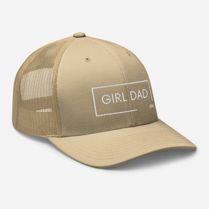 Girl Dad USA - Genuine Trucker Hat - Girl Dad USA