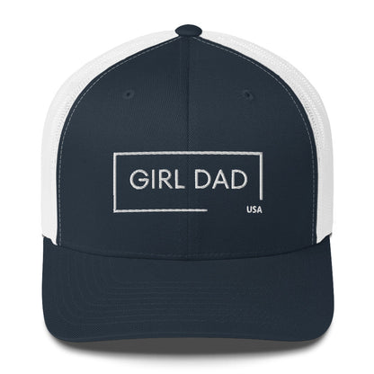 Girl Dad USA - Genuine Trucker Hat - Girl Dad USA