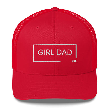 Girl Dad USA - Genuine Trucker Hat - Girl Dad USA