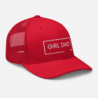 Girl Dad USA - Genuine Trucker Hat - Girl Dad USA