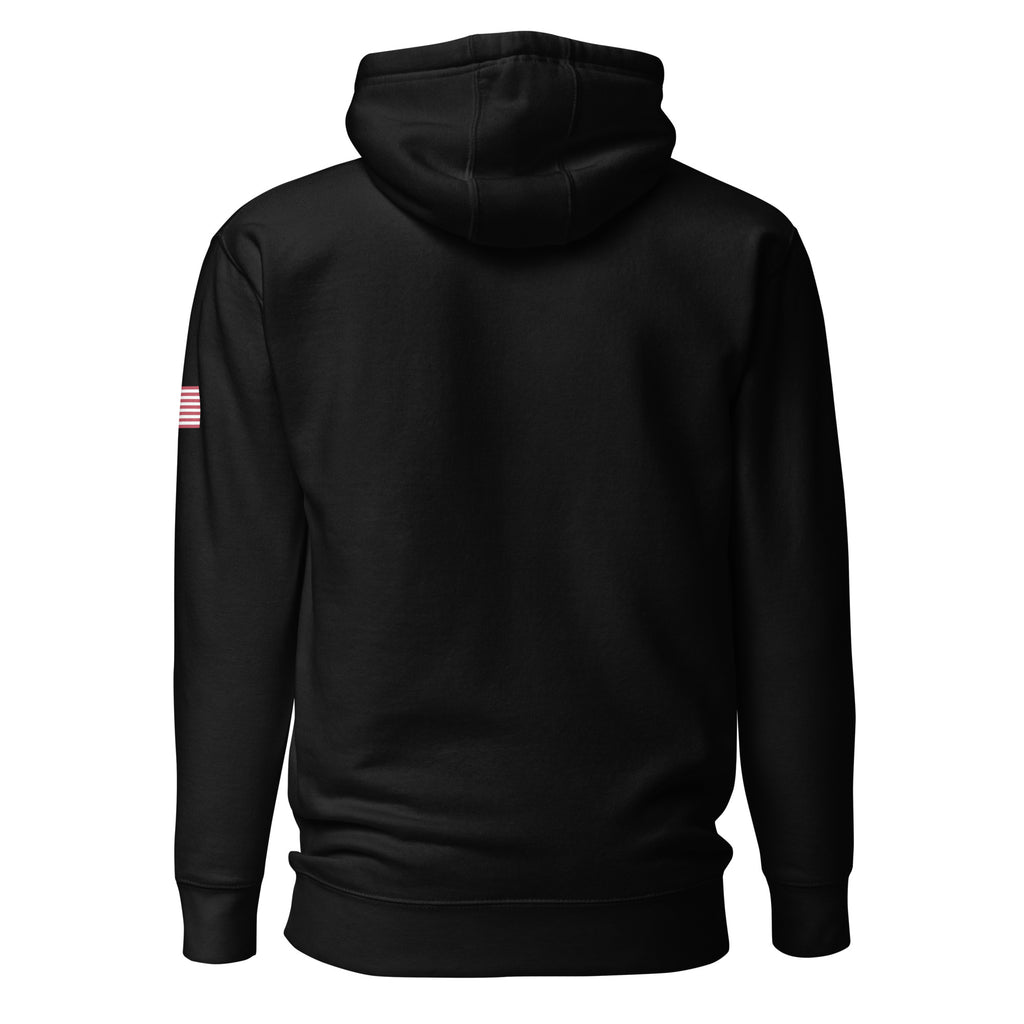 Girl Dad USA - Men's Hoodie w/ Side USA Flag - Girl Dad USA
