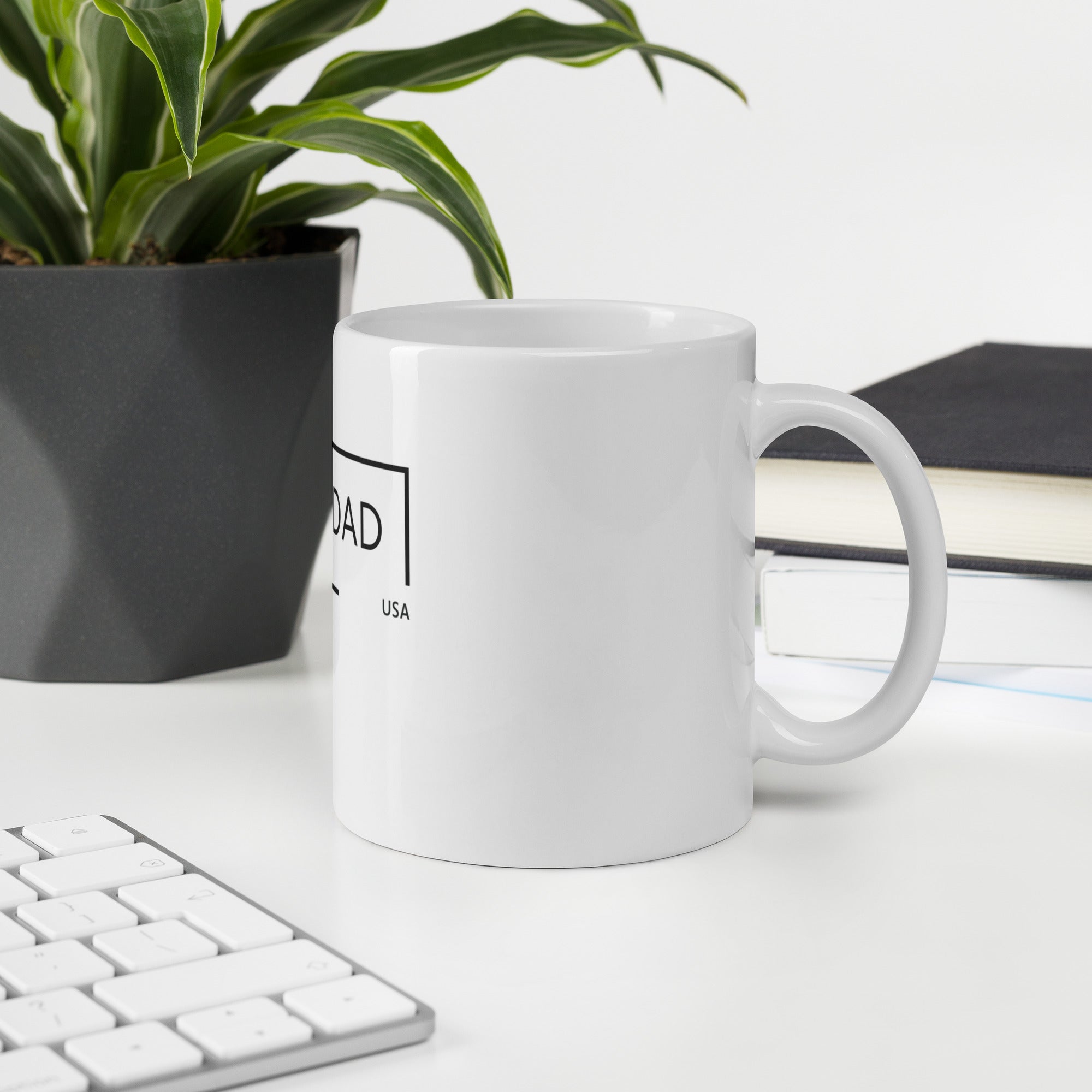Girl Dad USA - White Glossy Mug - Girl Dad USA
