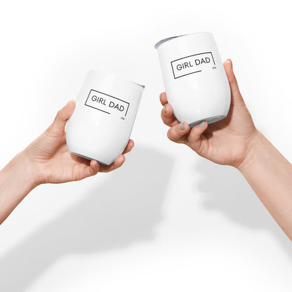 Girl Dad USA - Wine Tumbler - Girl Dad USA