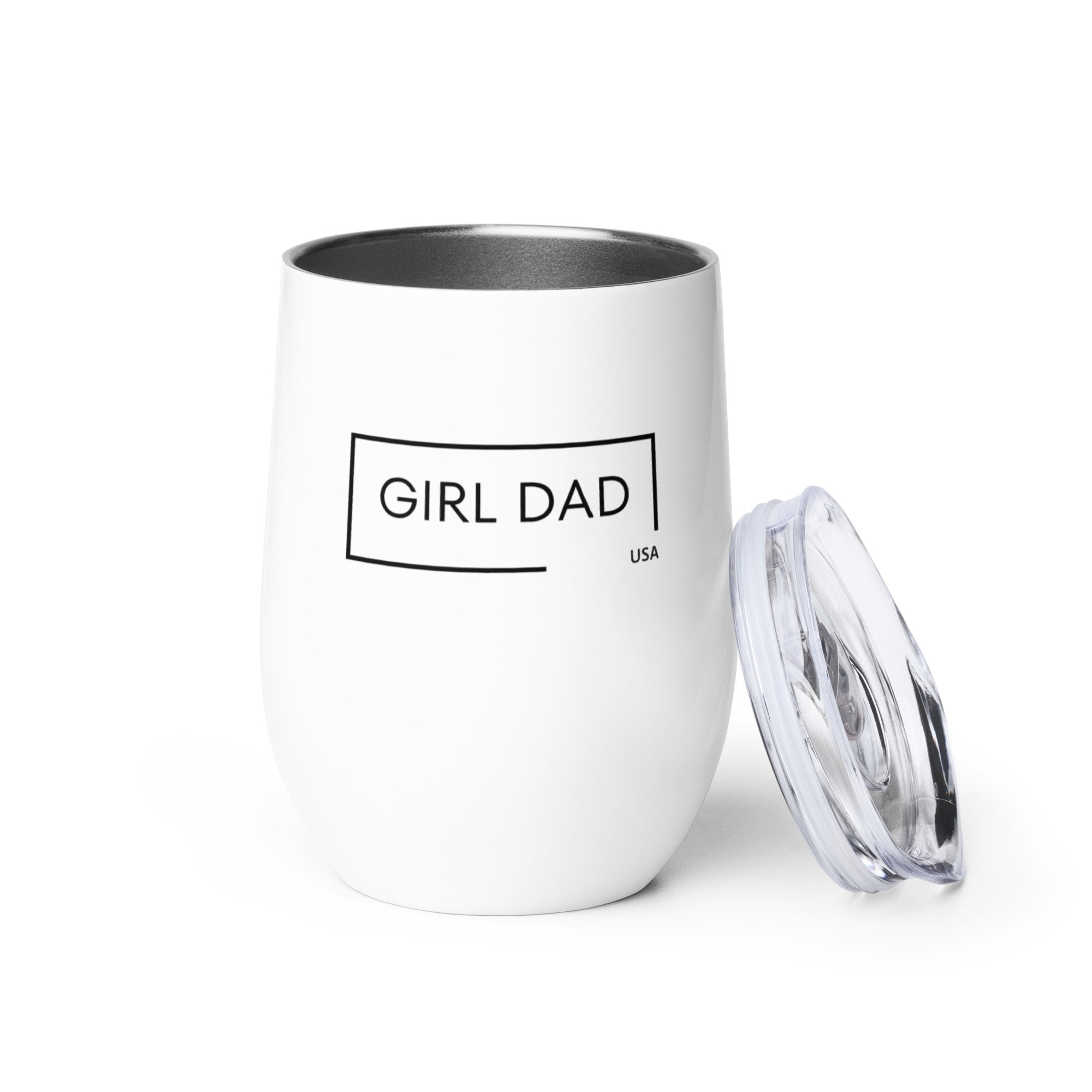 Girl Dad USA - Wine Tumbler - Girl Dad USA