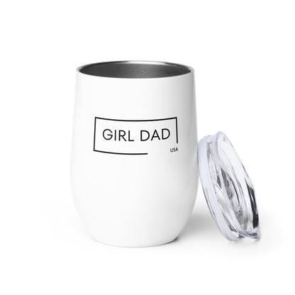 Girl Dad USA - Wine Tumbler - Girl Dad USA