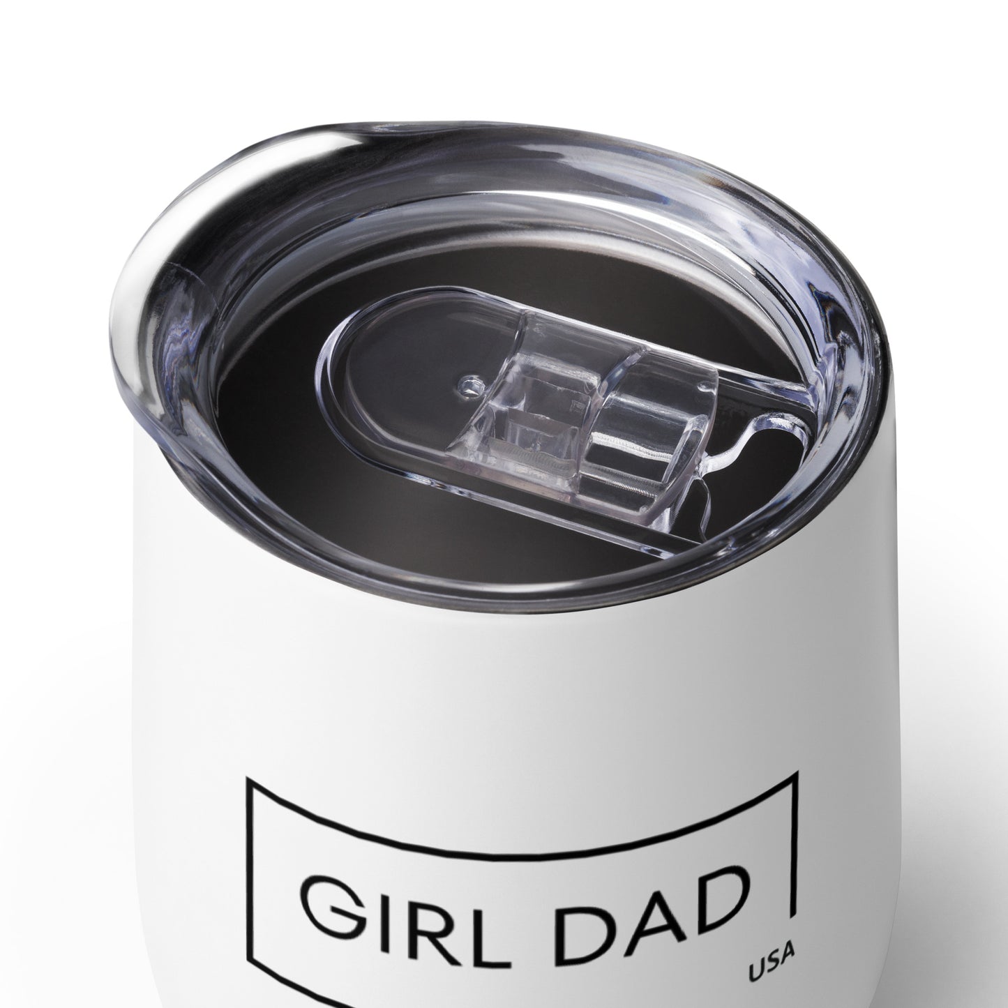 Girl Dad USA - Wine Tumbler