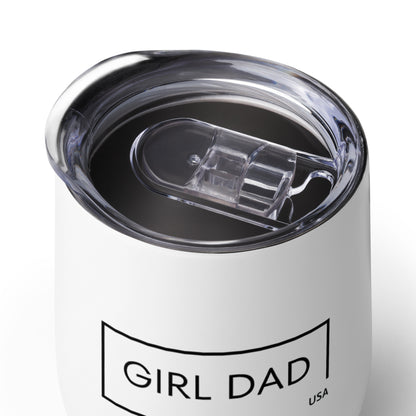 Girl Dad USA - Wine Tumbler - Girl Dad USA